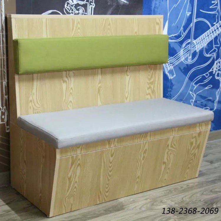 快餐店沙發(fā)，定做卡座廠家，眾美德生產(chǎn)沙發(fā)