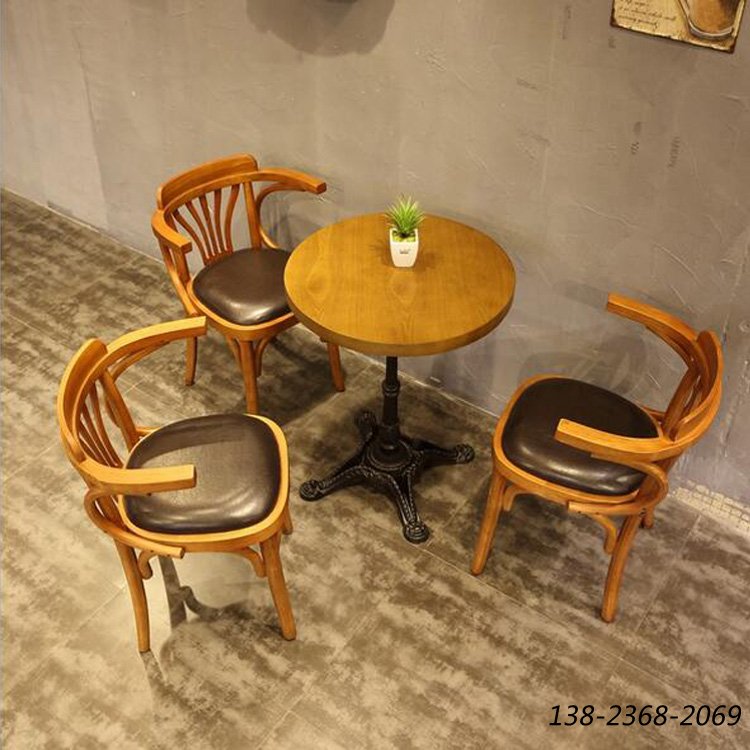 甜品店餐桌椅訂做，餐桌椅組合，休閑餐廳家具