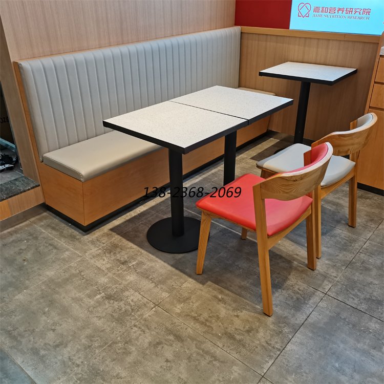 茶餐廳靠墻沙發(fā)訂制，餐